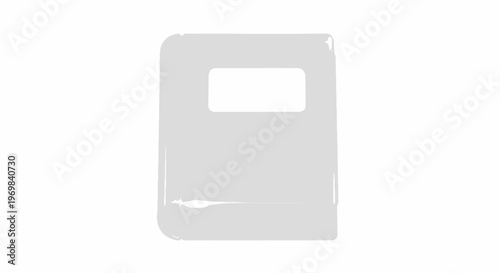 White plastic canister for liquid, container