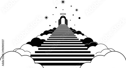 Heavenly Stairway to the Gate.