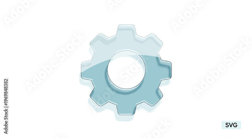 Gear icon, cogwheel symbol, setting options