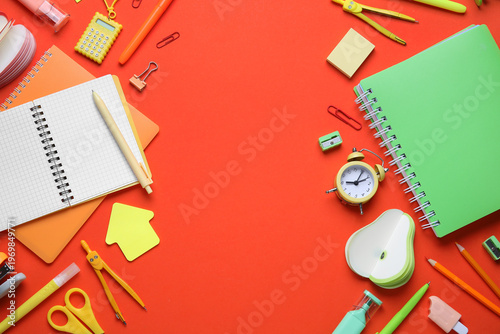 Different school stationery...