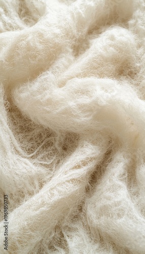 Elegant Background Canvas Crafted of Fine White Fibers, Soft Luxury Backdrop for Sophisticated Decor