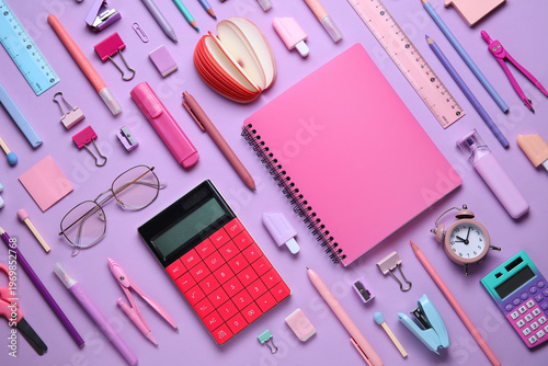 Different school stationery...