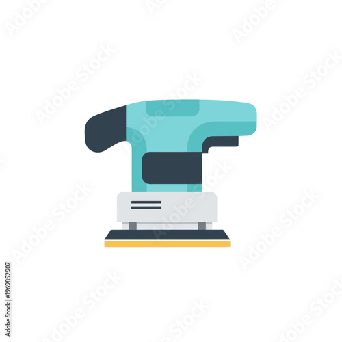 Electric Sander Tool Closeup View.