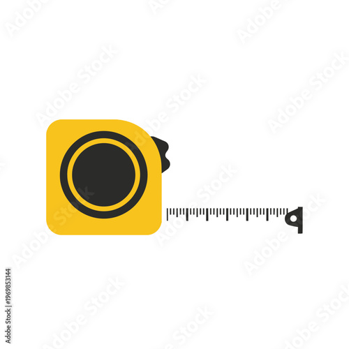 Tape measure tool for measurement.