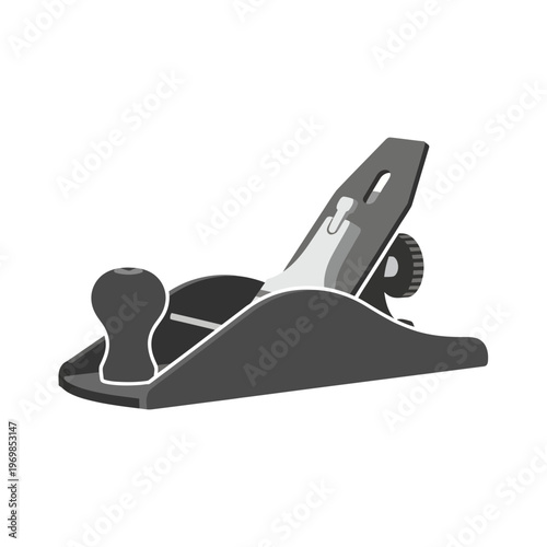 Handheld woodworking plane tool equipment.