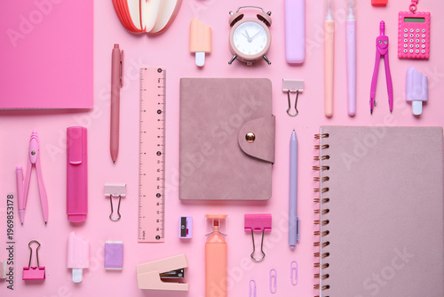 Different school stationery...