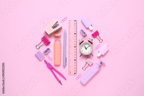 Different school stationery...
