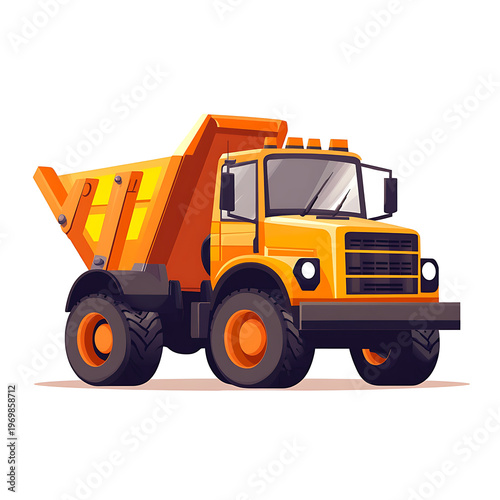 Truck Repair Concept Icon Vector Design