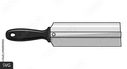 Flat Metal Spatula Tool for Baking and Cooking