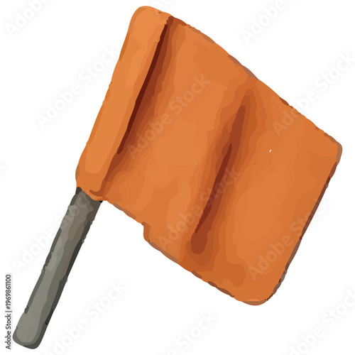 Football Referee Flag for Game Officiating, Penalty Signaling and Field Control