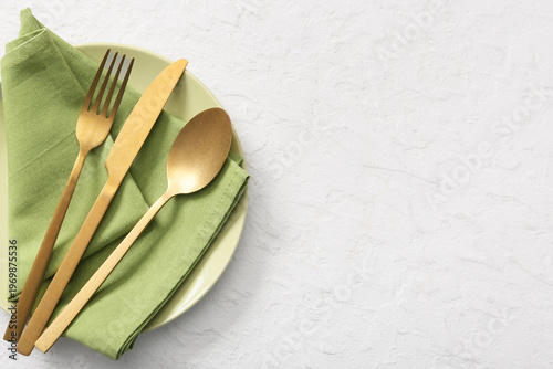 Beautiful table setting wit...
