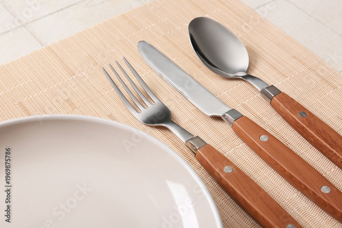 Beautiful table setting wit...