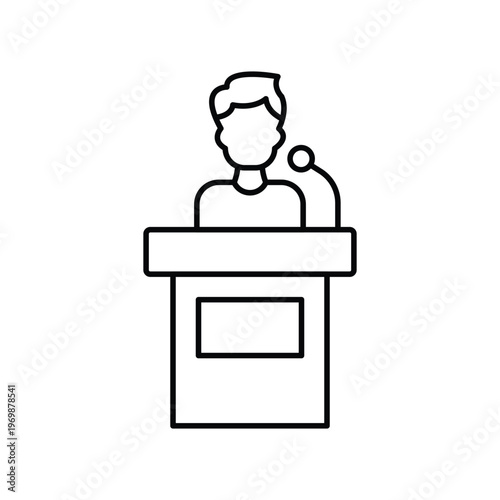 Press Brief Vector icon which can easily modify or edit