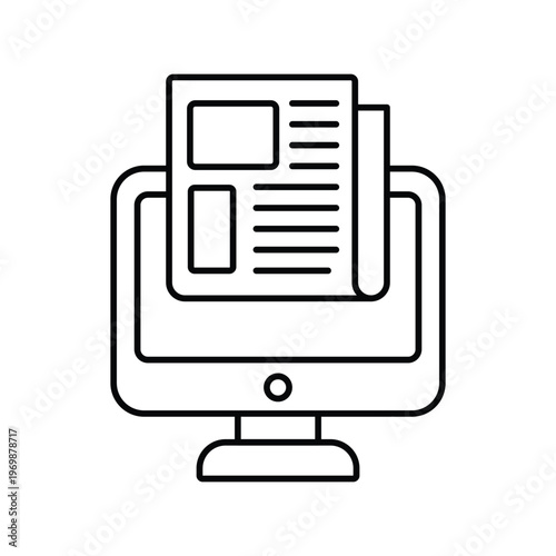 CMS Vector icon which can easily modify or edit