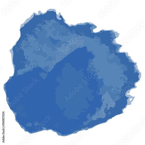 わんぱく水彩シリーズ 幼稚園・保育園向け しぶきのイラスト スプラッシュ にじみ ビビッド