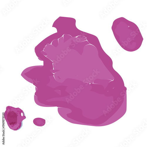 わんぱく水彩シリーズ 幼稚園・保育園向け しぶきのイラスト スプラッシュ にじみ ビビッド