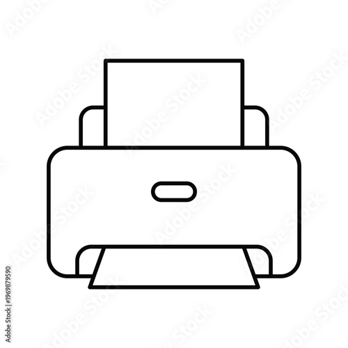  Office Printer Vector icon which can easily modify or edit