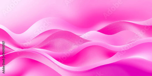 An abstract pink and purple background featuring soft silk waves and a smooth satin texture with flowing curves for a light textile wallpaper illustration design