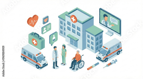 Medical Emergency Response Team Ambulance.