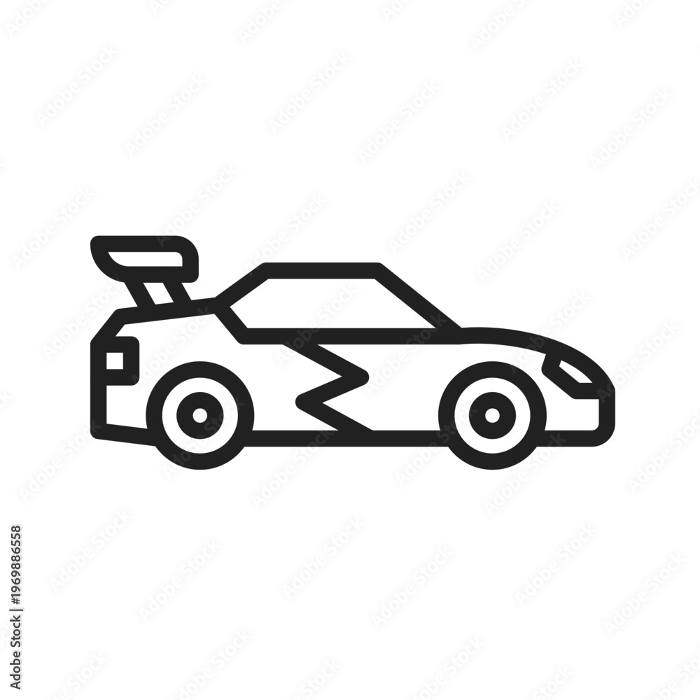 Obraz premium Supercar Showcase Icon