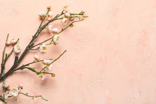 Branch of beautiful artific...