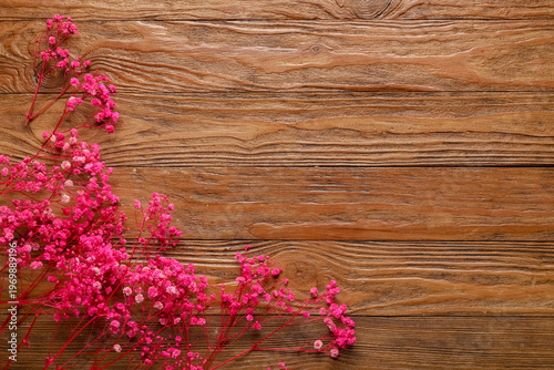 Artificial pink gypsophila ...