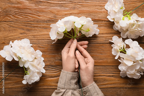 Female hands with beautiful...
