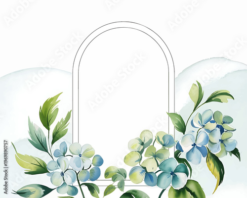 elegant floral wedding invitation template design, minimal watercolor wedding save the date card, modern botanical wedding invitation layout, Wedding cards, Floral wedding cards	
