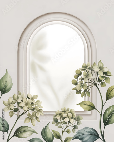 elegant floral wedding invitation template design, minimal watercolor wedding save the date card, modern botanical wedding invitation layout, Wedding cards, Floral wedding cards	
