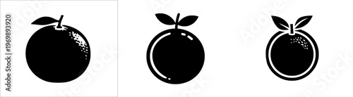 A Silhouette of an Orange, Perfectly Round