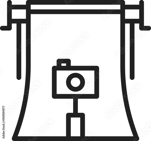 Green Screen Setup Icon