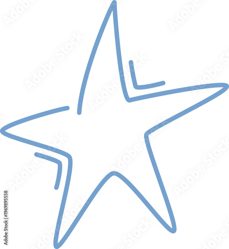 Scrible line doodle art decoration for scrap, imperfect design trend