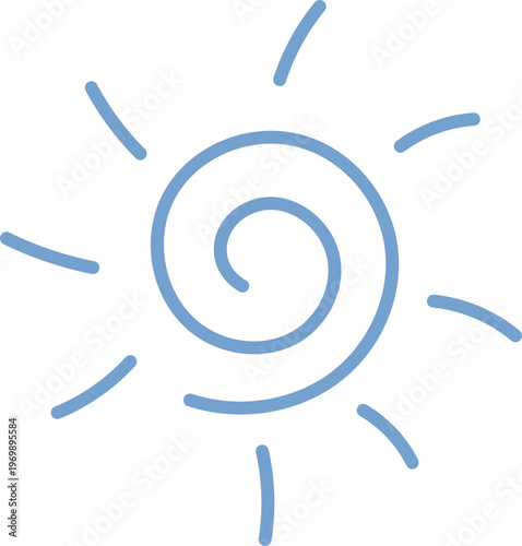 Scrible line doodle art decoration for scrap, imperfect design trend