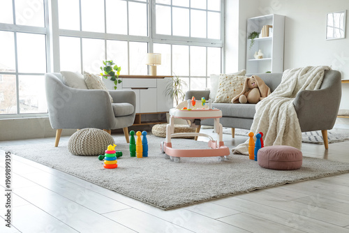 Interior of living room wit...