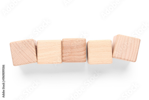Composition with wooden blo...