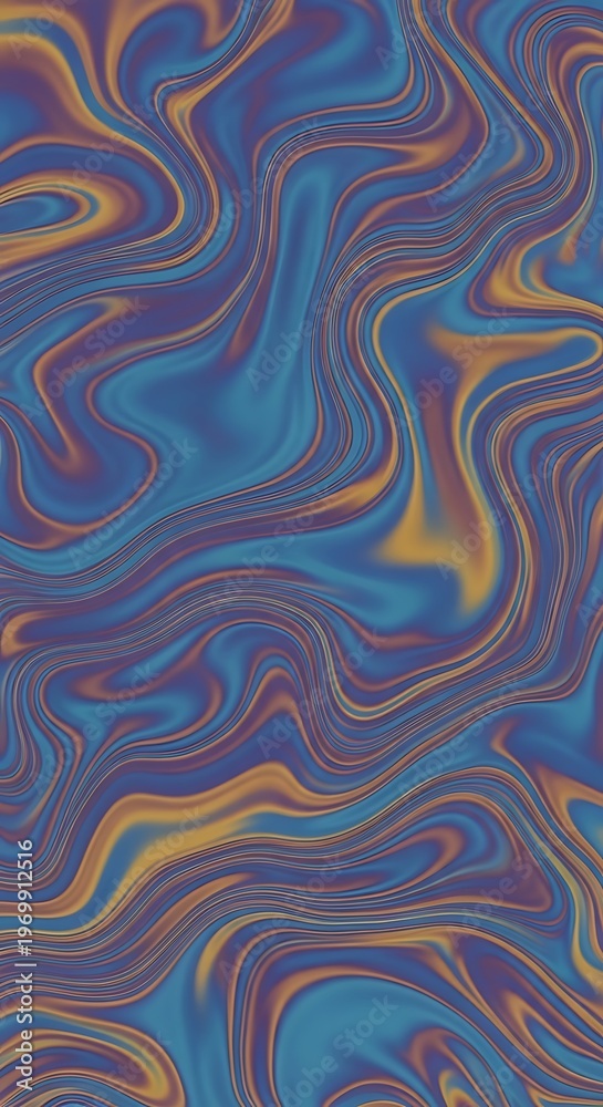 Obraz premium Fluid textures with shimmering hues evoke dreamy, artistic expressions