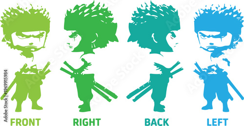 Vector illustration of people and family holding hands around the globe representing unity and global connection