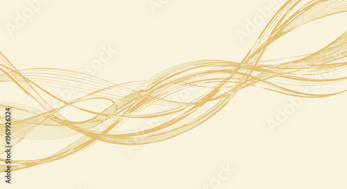Elegant Golden Swirls Abstract Background