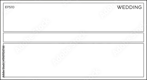 Elegant Wedding Invitation Template Design with EPS10 and Classic Typography