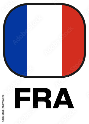 France Tournament Flag Badge