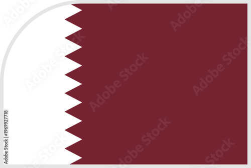 Qatar Flag Tournament Badge