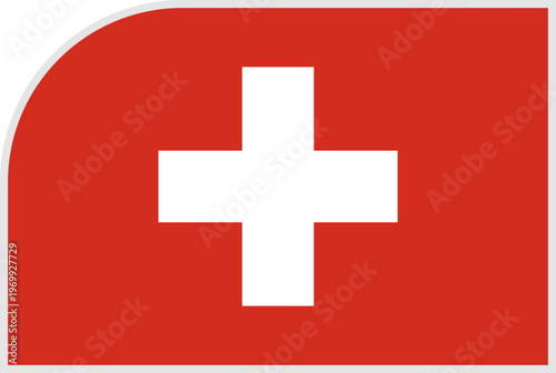 Switzerland Flag Tournament Badge