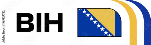 bosnia Football Flag Badge