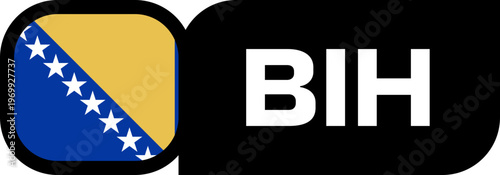 bosnia Flag Tournament Badge