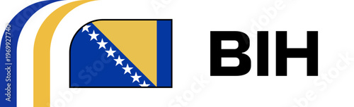 bosnia Football Flag Badge
