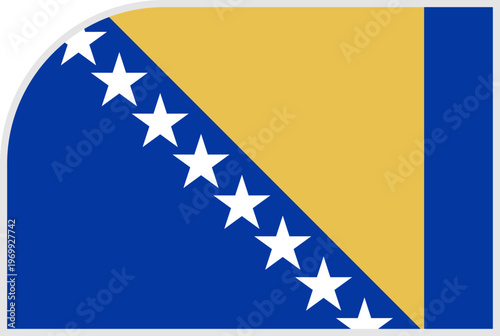 bosnia Flag Tournament Badge