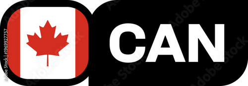 canada Flag Tournament Badge