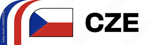 Czechia Football Flag Badge