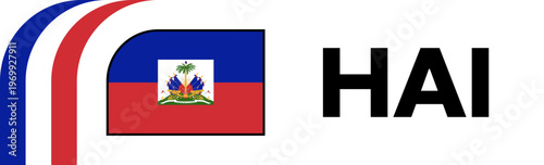 haiti Football Flag Badge