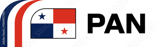 panama Football Flag Badge